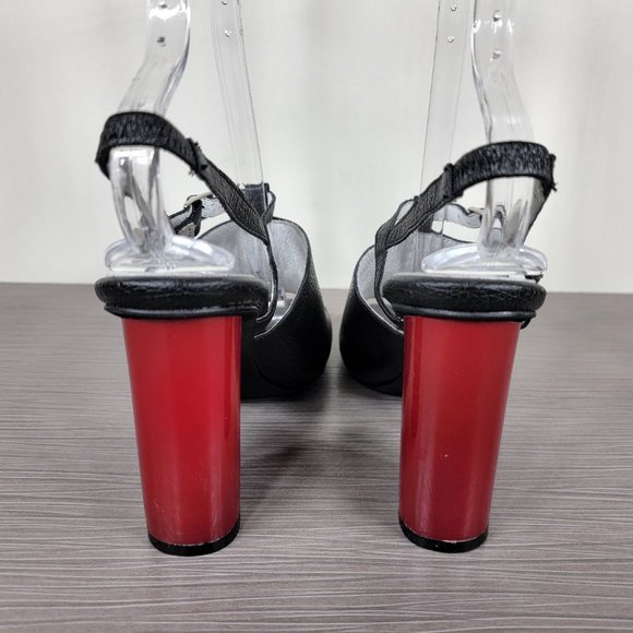 Jeffrey Campbell Slingback Sandal, Black Size 9.5 - Picture 5 of 12